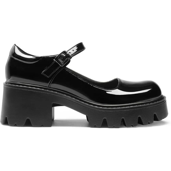 🆕Women's Mary Janes Shoes  for Women, Platform Dress Low Heel Chunky Pumps - Picture 2 of 5